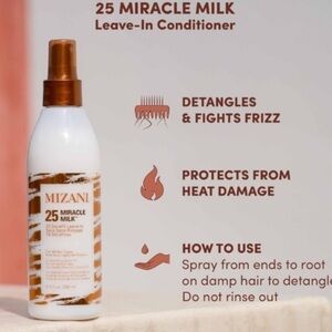 Mizani 25 Miracle Milk Leave-In Conditioner - White and Brown